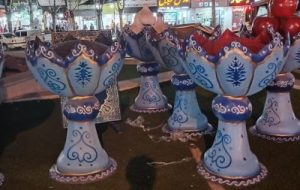 نصب المان هفت سین در میدان هفت تیر یاسوج/ آشنا: هدف ایجاد شادمانی و نشاط است نصب المان هفت سین در میدان هفت تیر یاسوج/ آشنا: هدف ایجاد شادمانی و نشاط است