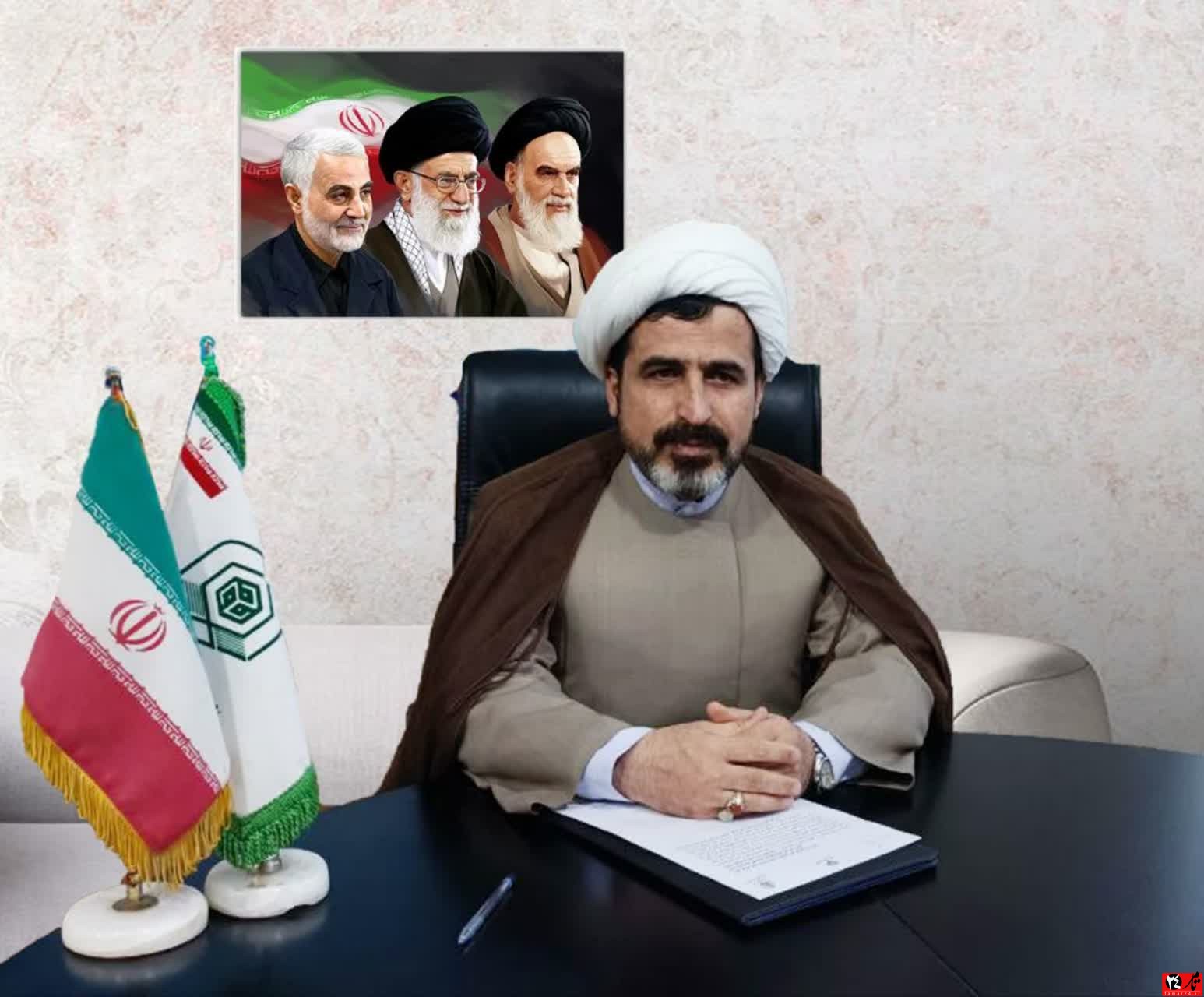 تجلیل  دکتر  ملک حسینی از سوی سازمان اوقاف و امور خیریه از محل موقوفه البرز تهران/ اجرای طرح اجتماعی ” شمیم خدمت” در جوار امامزاده عبدلله یاسوج