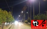 شبکه روشنایی معابر شهر دهدشت بهسازی شد