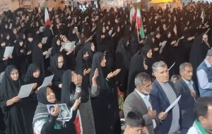 تجمع شبانه‌ی مردم کهگیلویه‌ و بویراحمد در نماز و دعای استغاثه